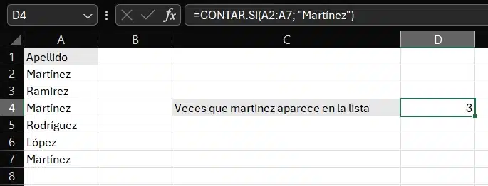 como hacer funciones condicionales en excel funcion contarsi