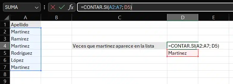 como hacer funciones condicionales en excel funcion contarsi 1